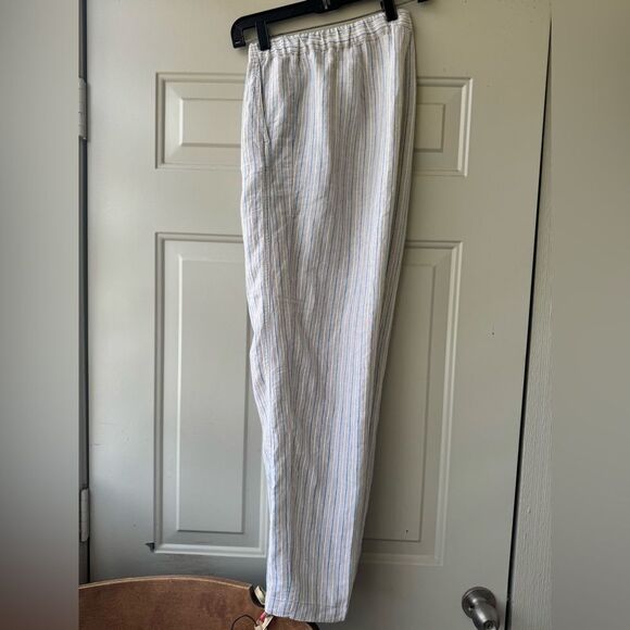 J. Jill 100% Linen Striped Pants – Size S - Picture 4 of 15